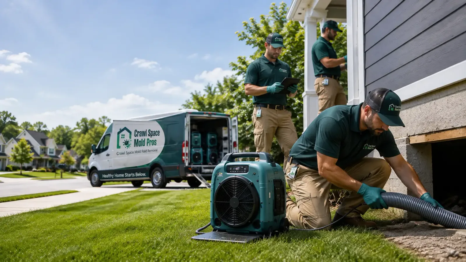 Crawl Space Mold Removal in Clayton, NJ